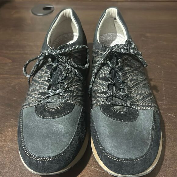 Dansko Gabi Charcoal Black Comfort Sneaker Shoes Size 41 (10.5) - Picture 2 of 11